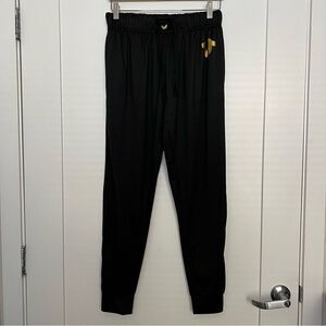 True Religion Joggers Pants Mens Small (28-30) Black Loungewear Lightweight Logo